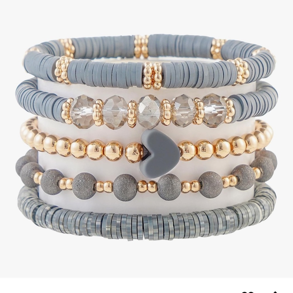 Beaded Stretch Bracelets for Women Stackable - Picture 1 of 6